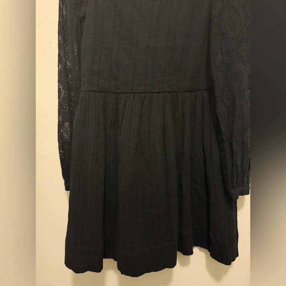 Alix of Bohemian Black Winslow Shadow Lace Dress